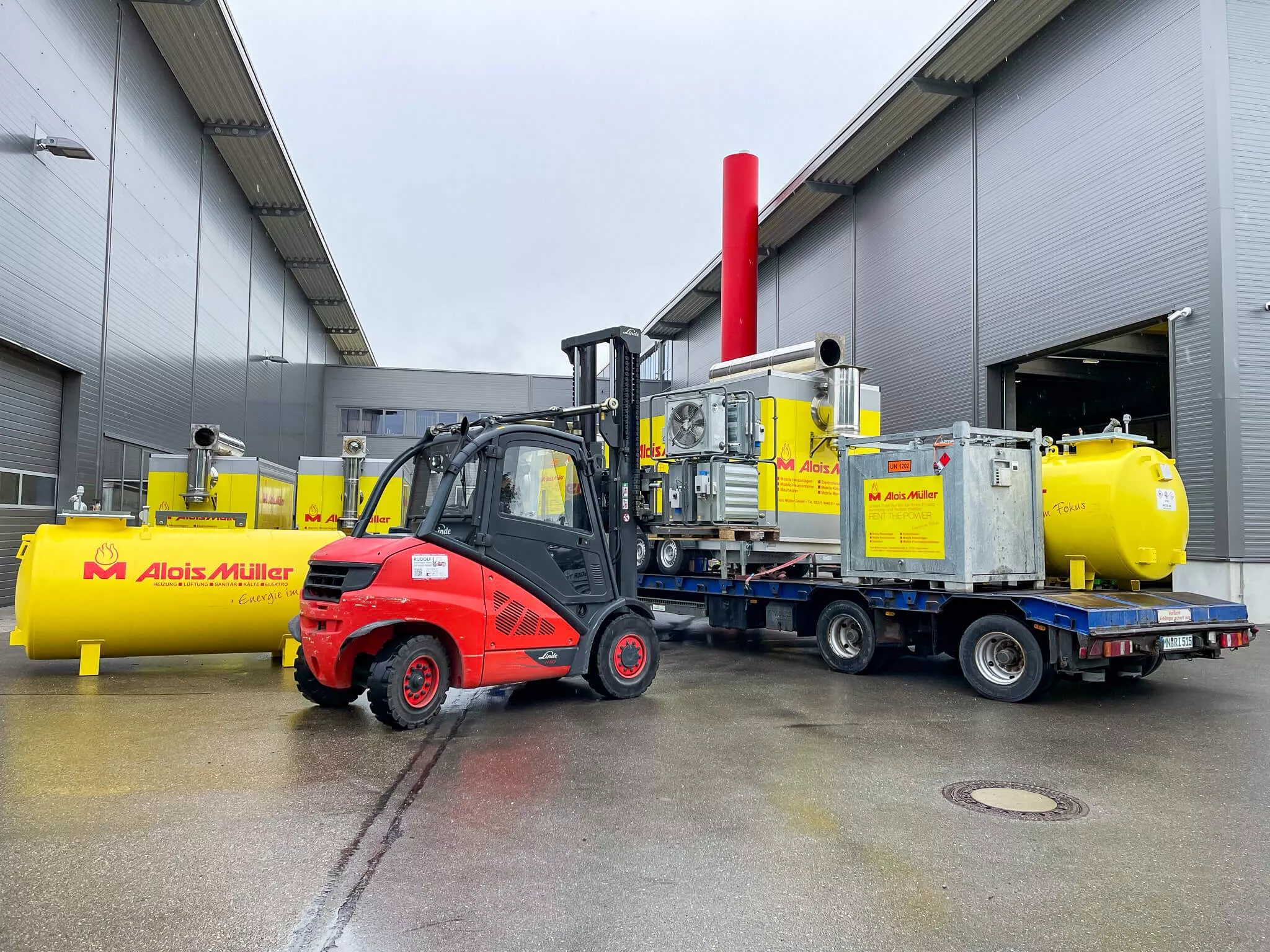 mobile Heizungsanlagen